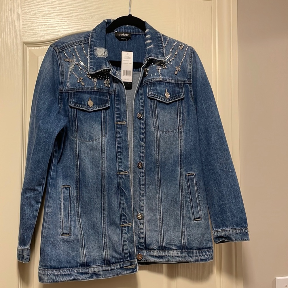 Bebe women denim jacket